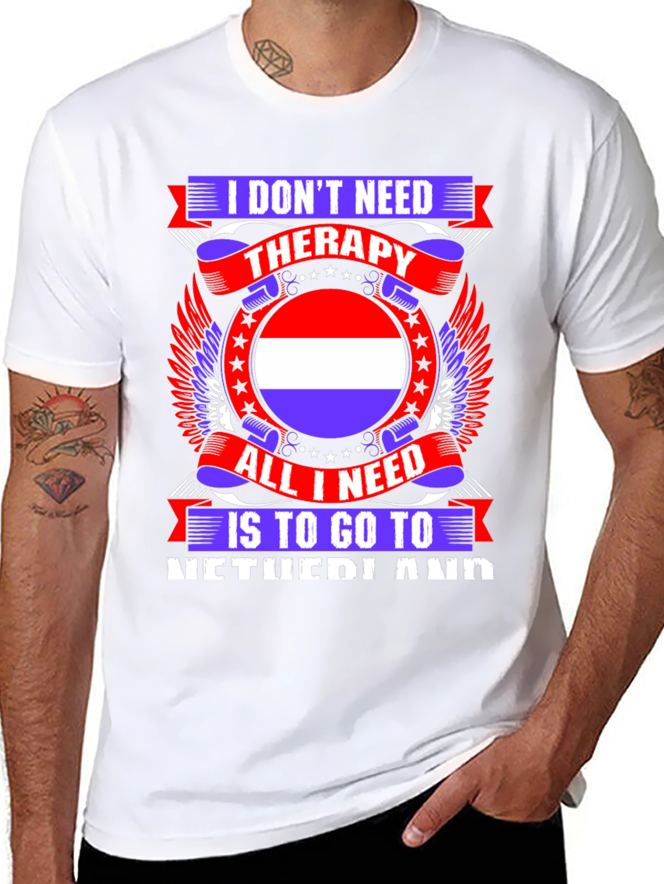 Netherlands Therapy T-Shirt - Travel Lover Tee