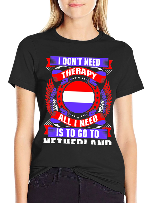 Netherlands Therapy T-Shirt - Travel Lover Tee