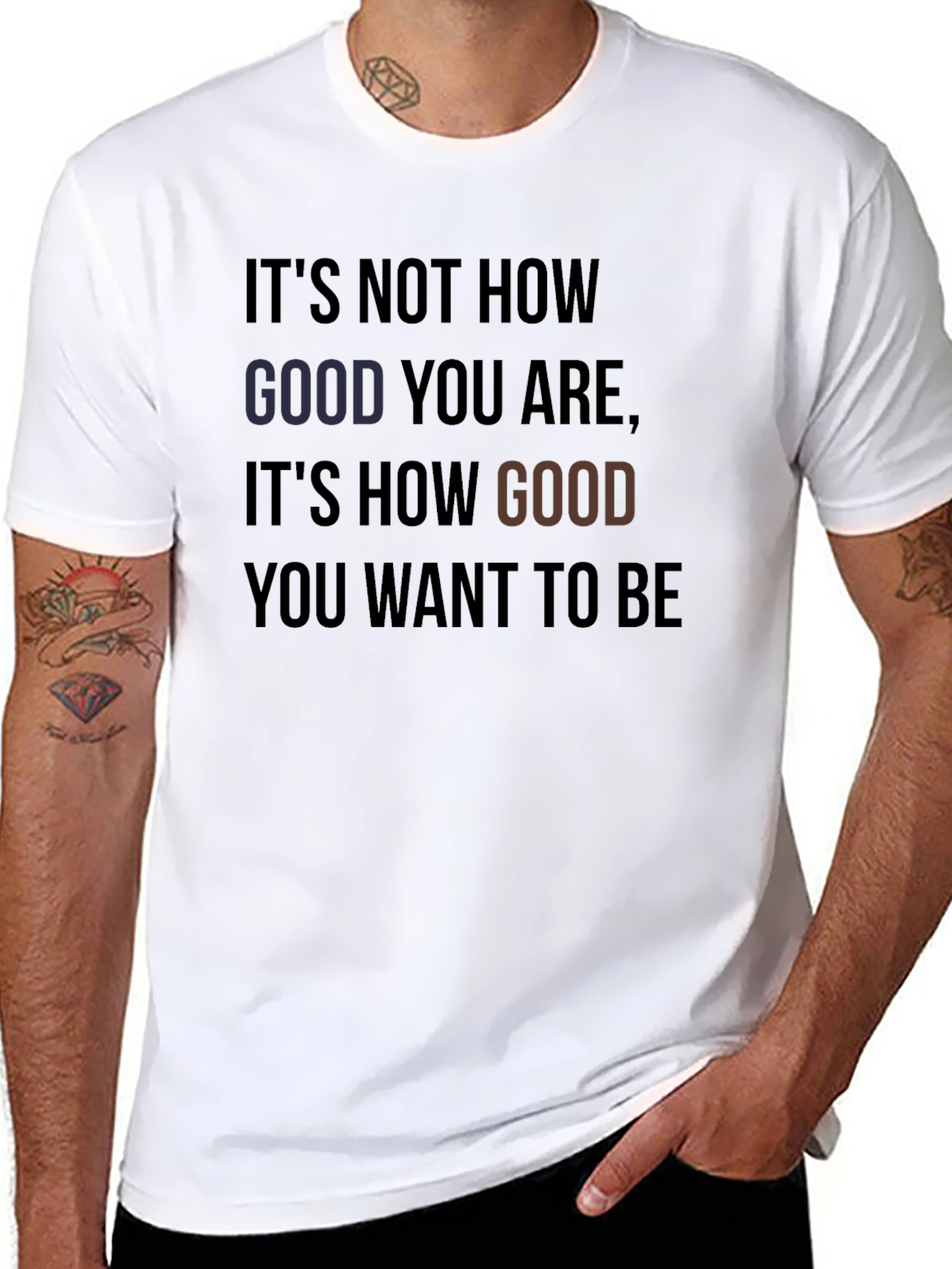 Motivational Quote Graphic T-Shirt