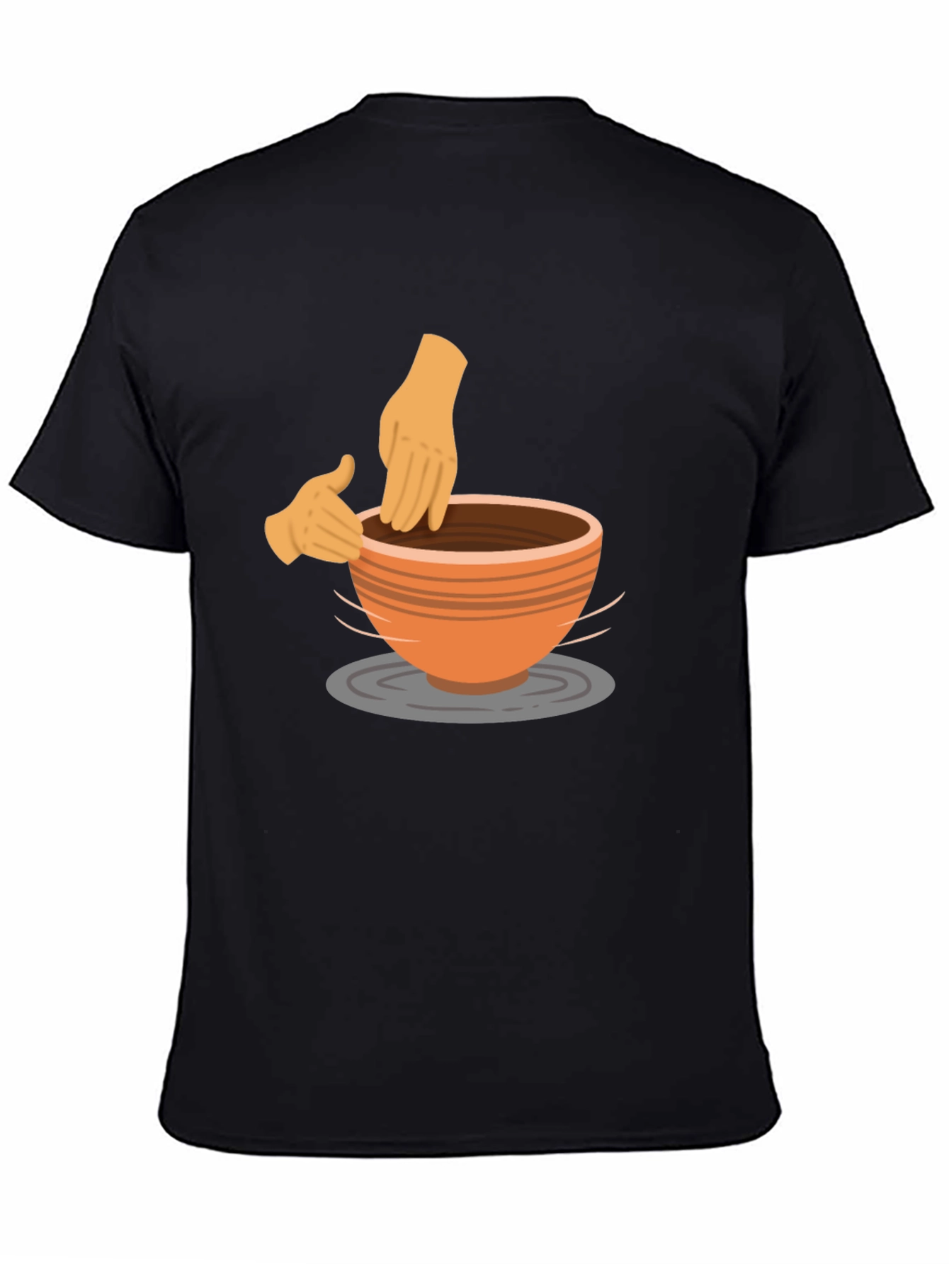 Pottery Wheel Black T-Shirt
