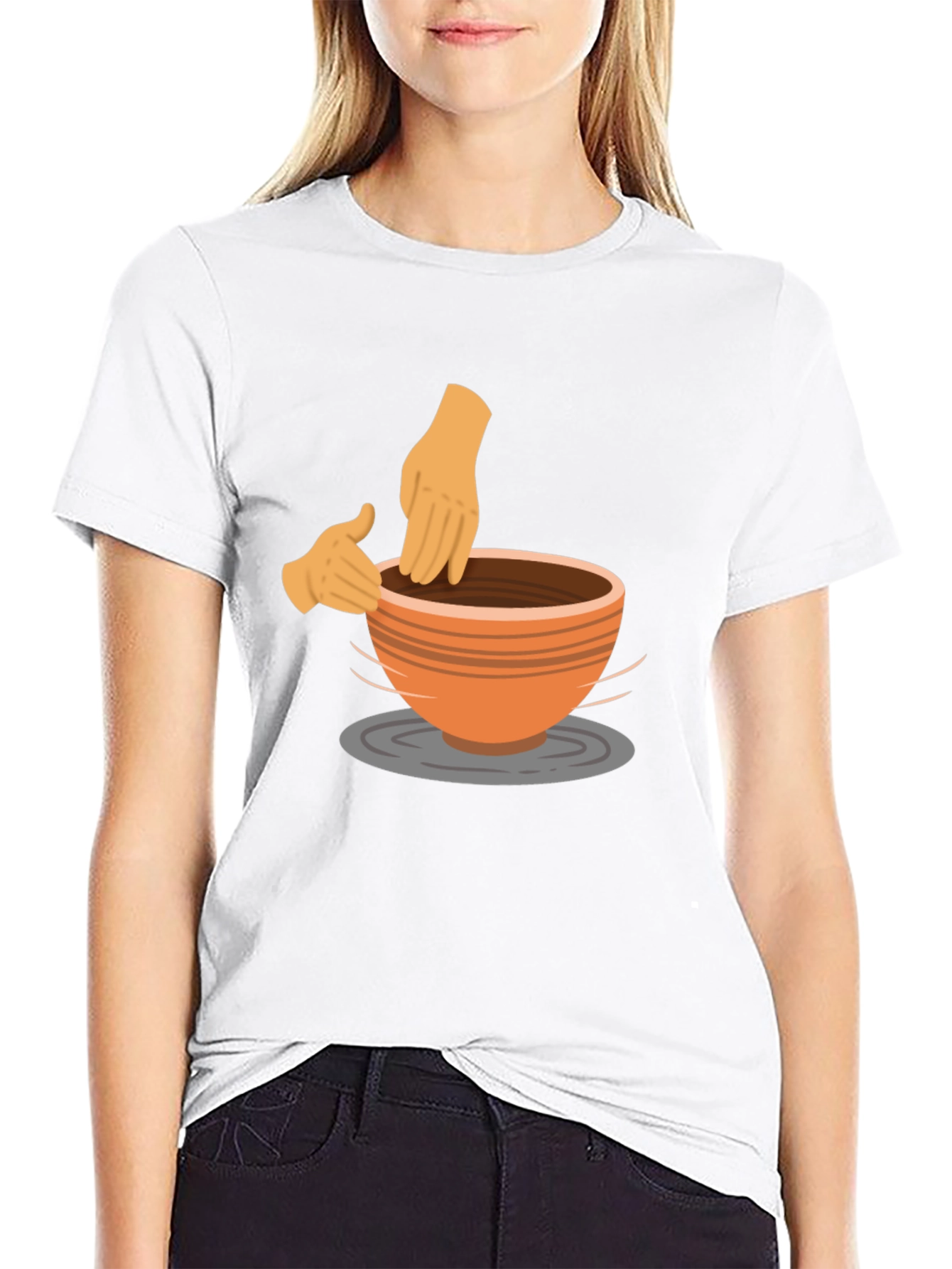 Pottery Wheel Black T-Shirt