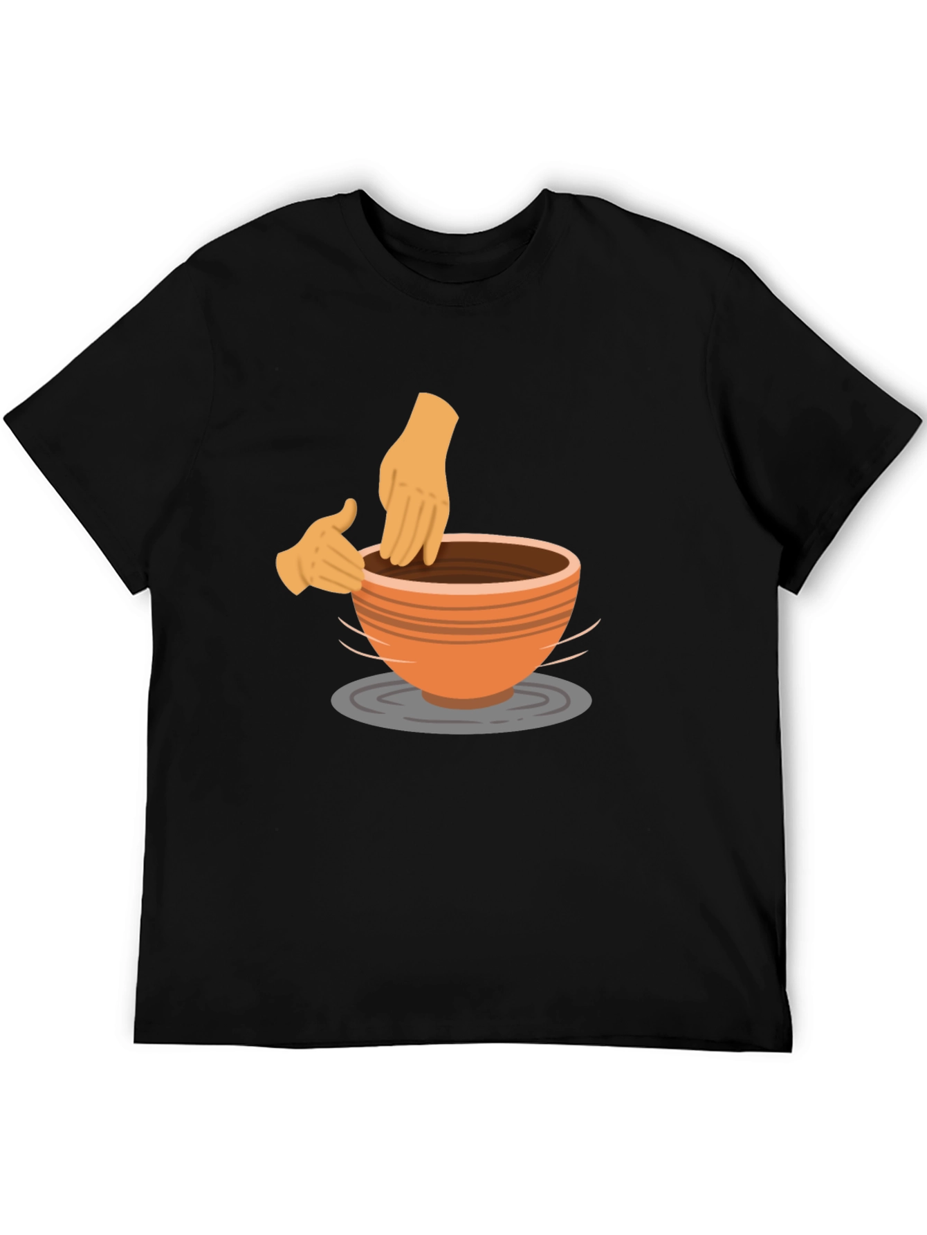 Pottery Wheel Black T-Shirt