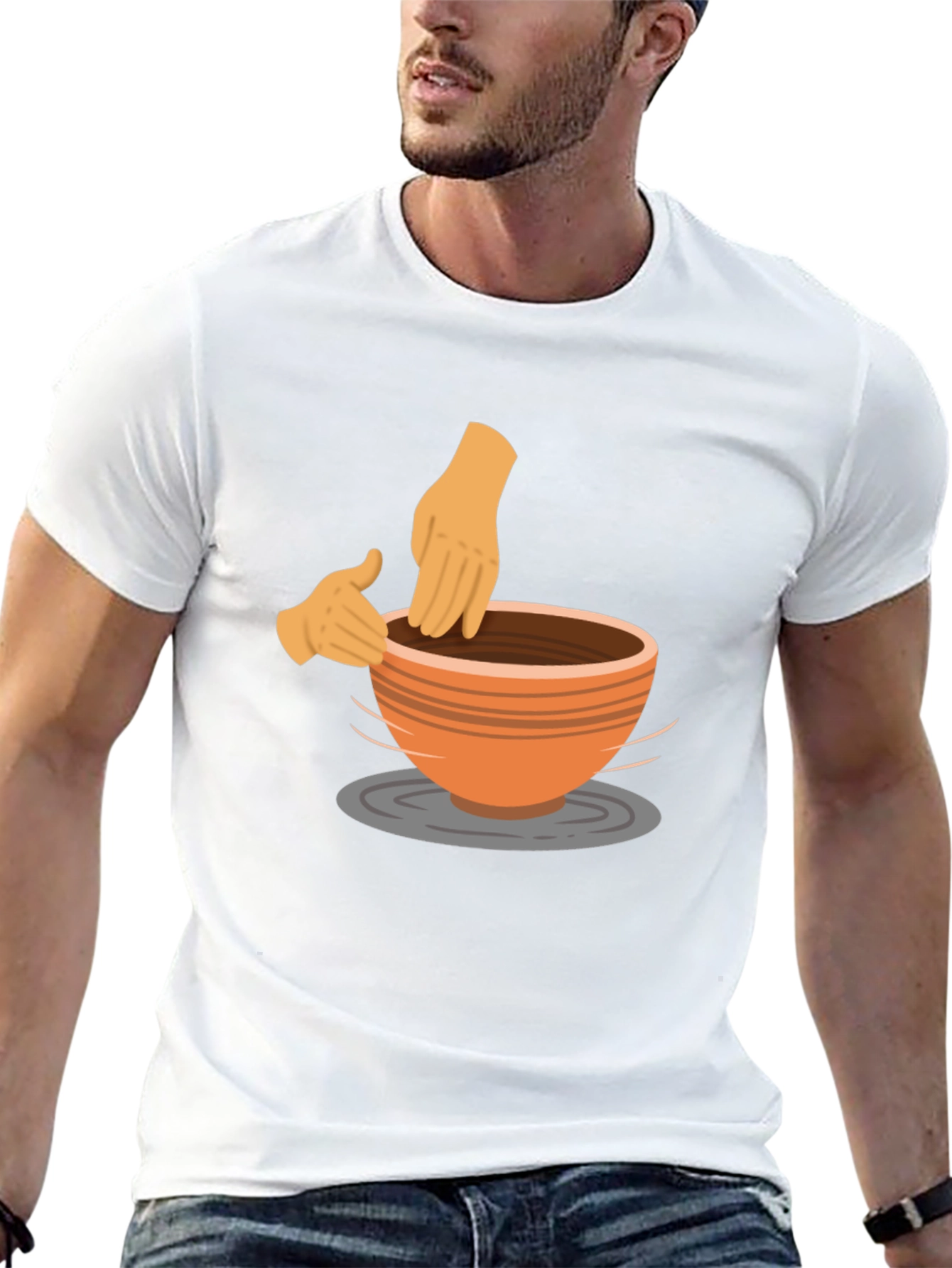 Pottery Wheel Black T-Shirt