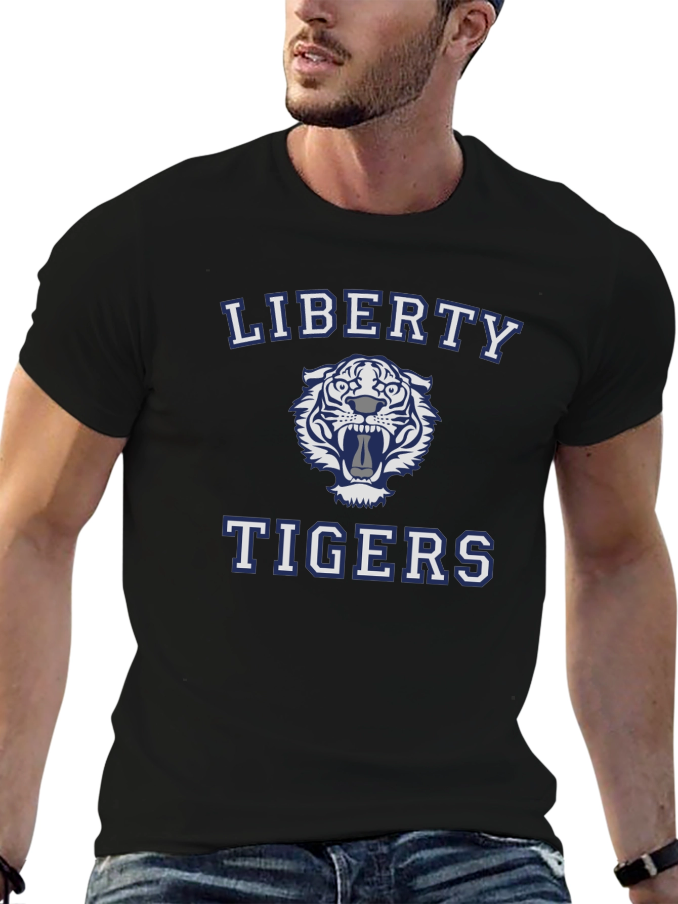 Liberty Tigers Black T-Shirt