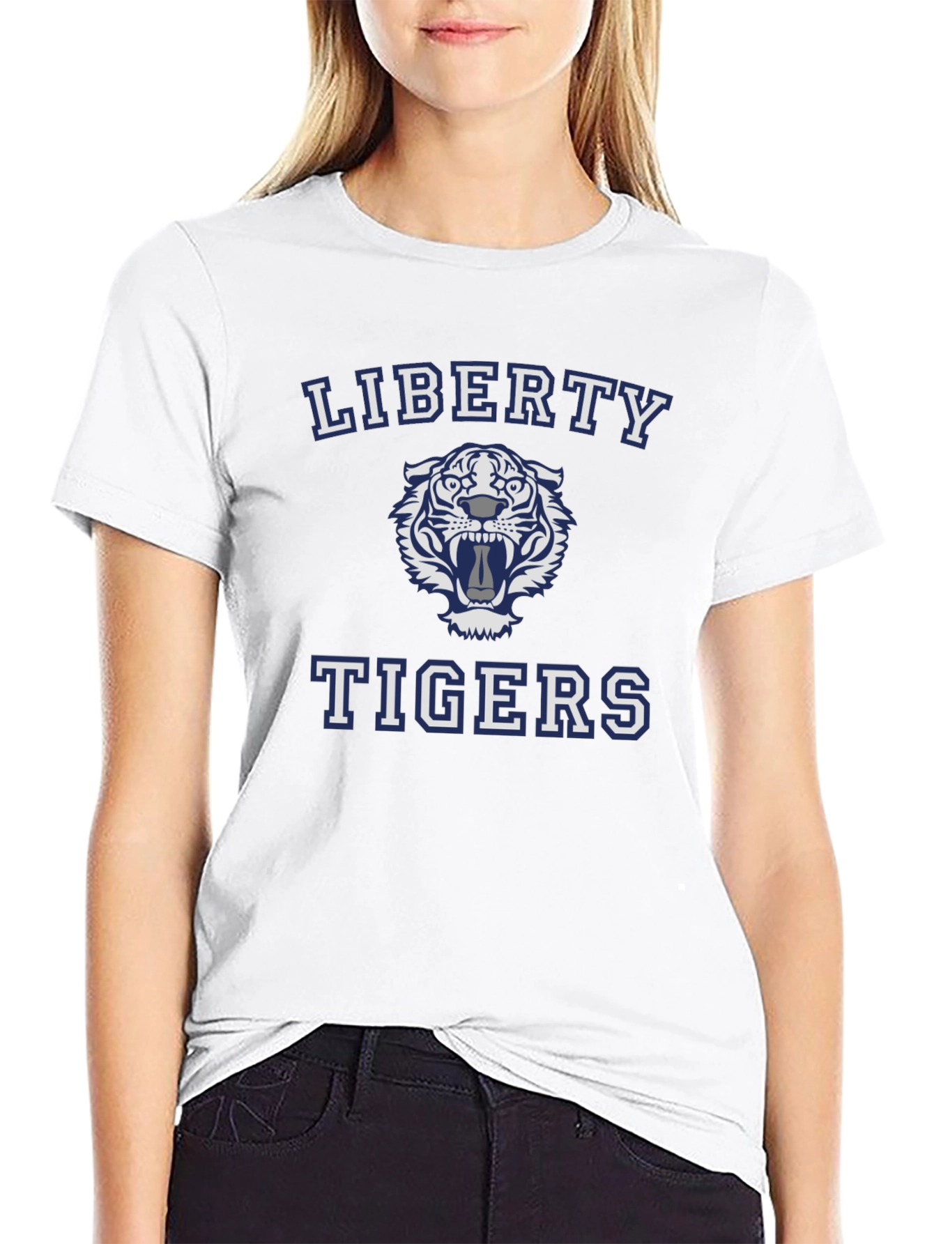 Liberty Tigers Black T-Shirt