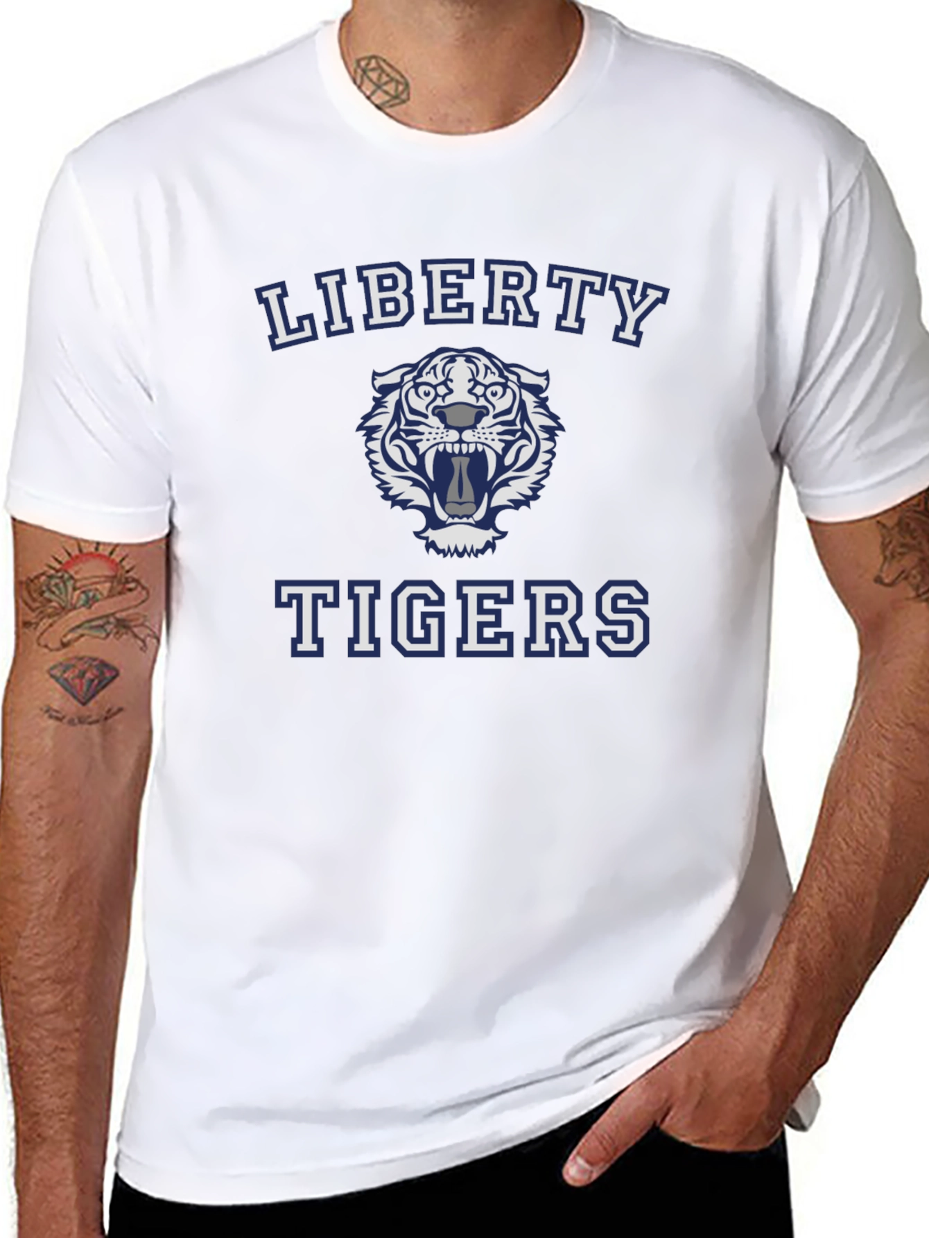 Liberty Tigers Black T-Shirt