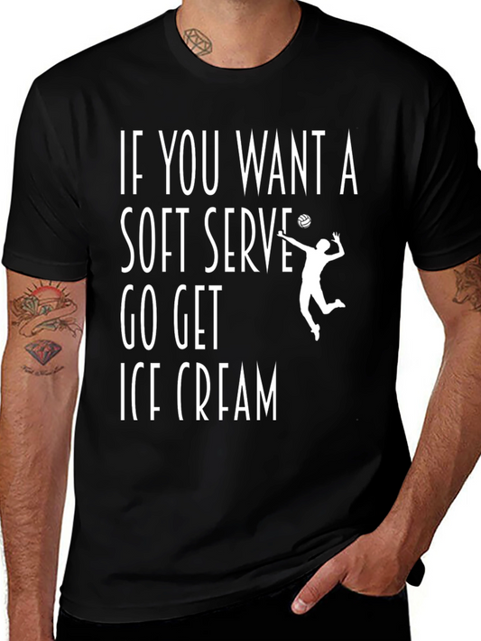 Soft Serve Volleyball Graphic Tee