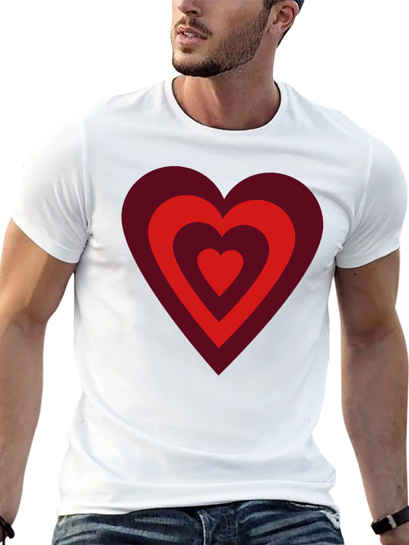 Heart Graphic Tee - Stylish & Comfortable