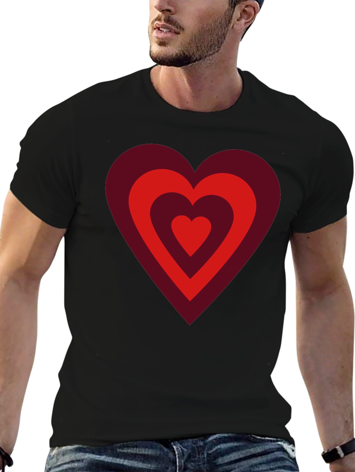 Heart Graphic Tee - Stylish & Comfortable