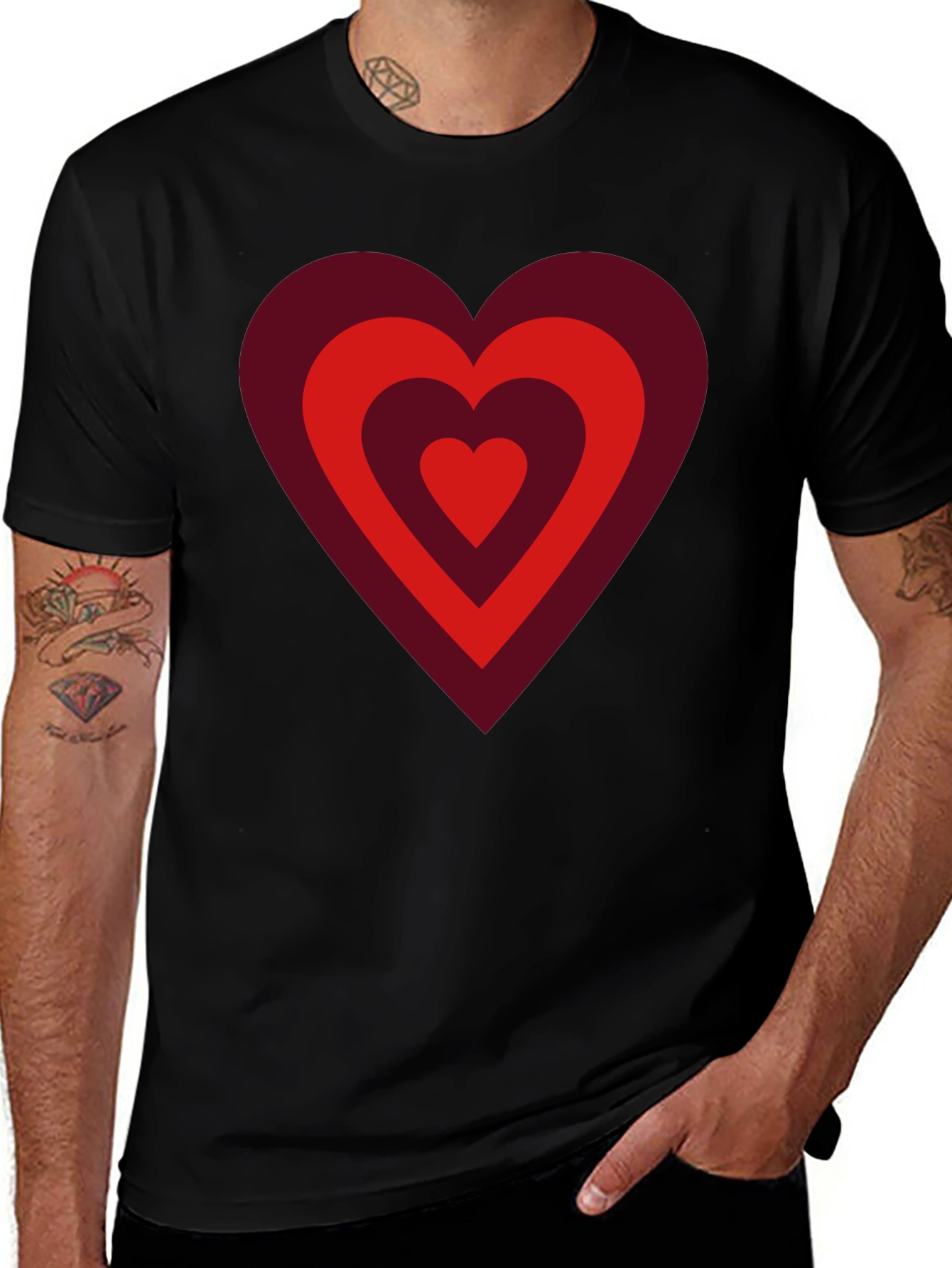 Heart Graphic Tee - Stylish & Comfortable