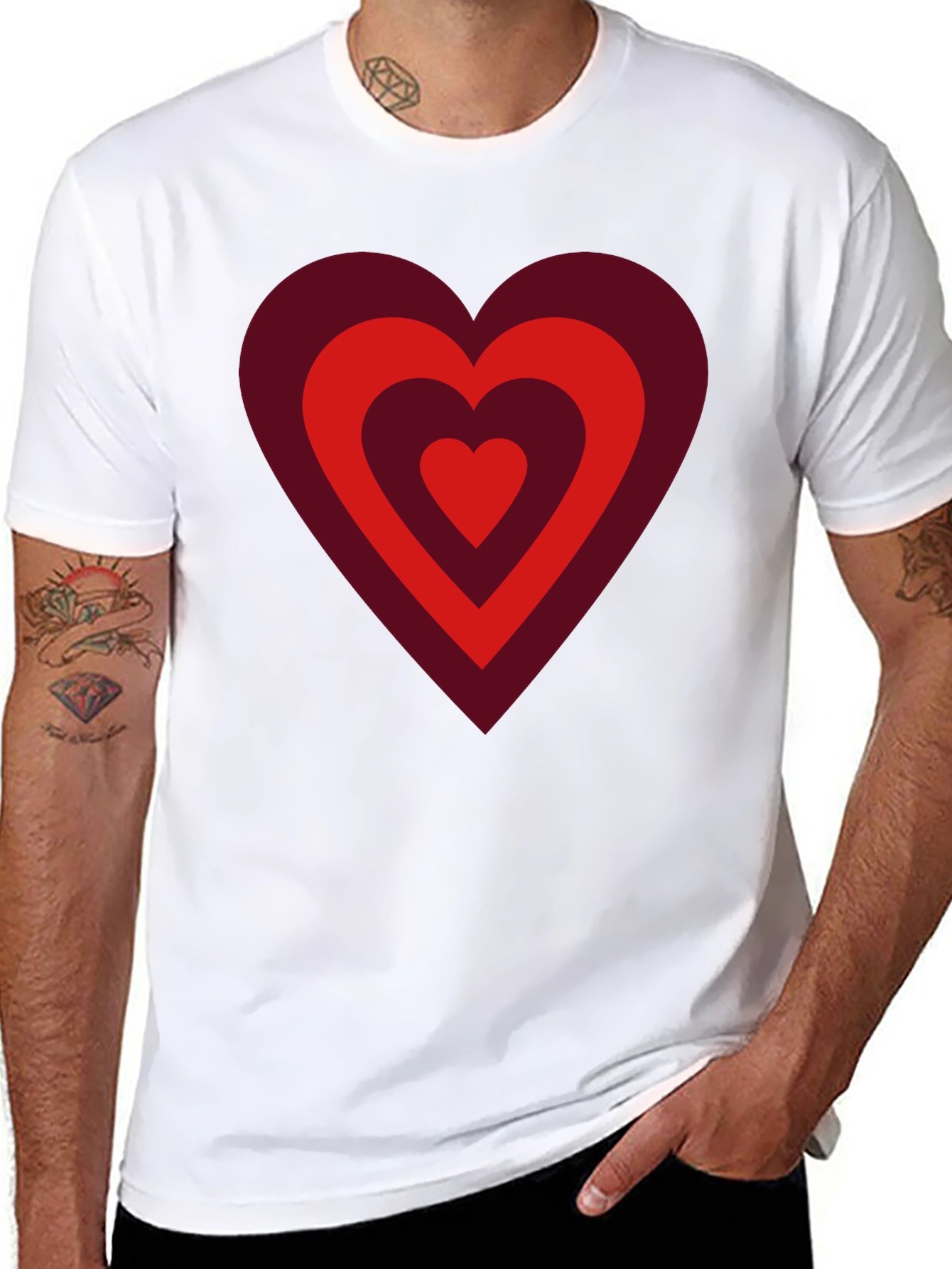 Heart Graphic Tee - Stylish & Comfortable