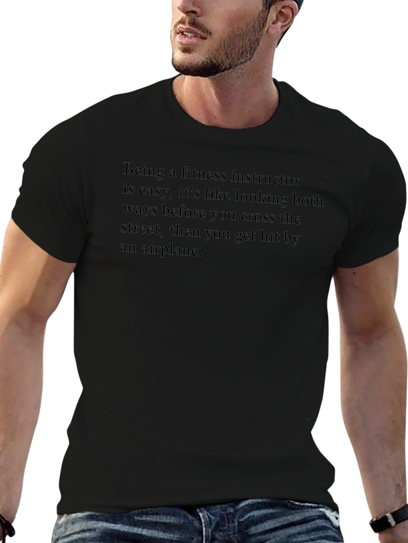 Fitness Instructor Funny Graphic T-Shirt