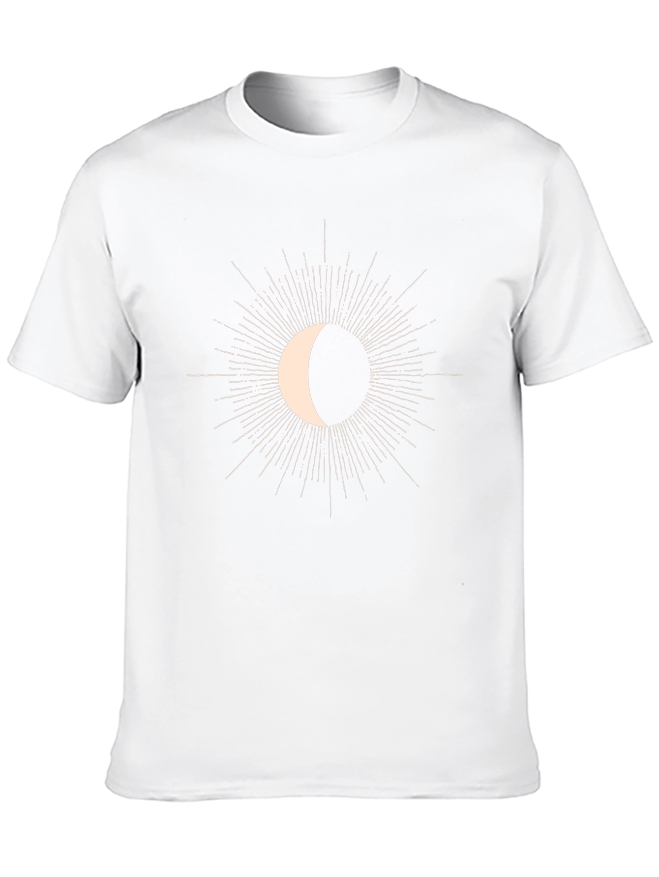 Celestial Crescent Moon Graphic Tee