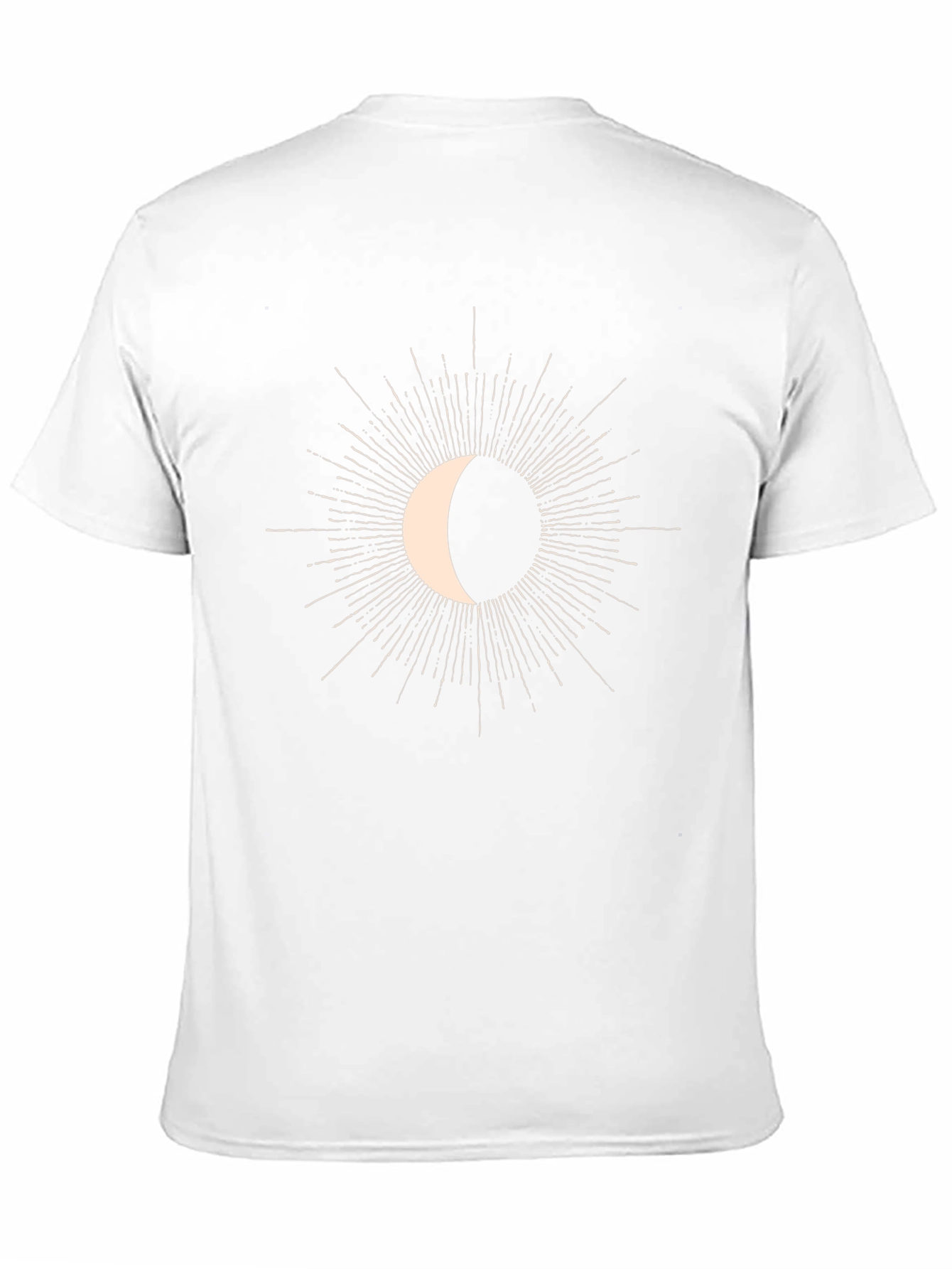 Celestial Crescent Moon Graphic Tee