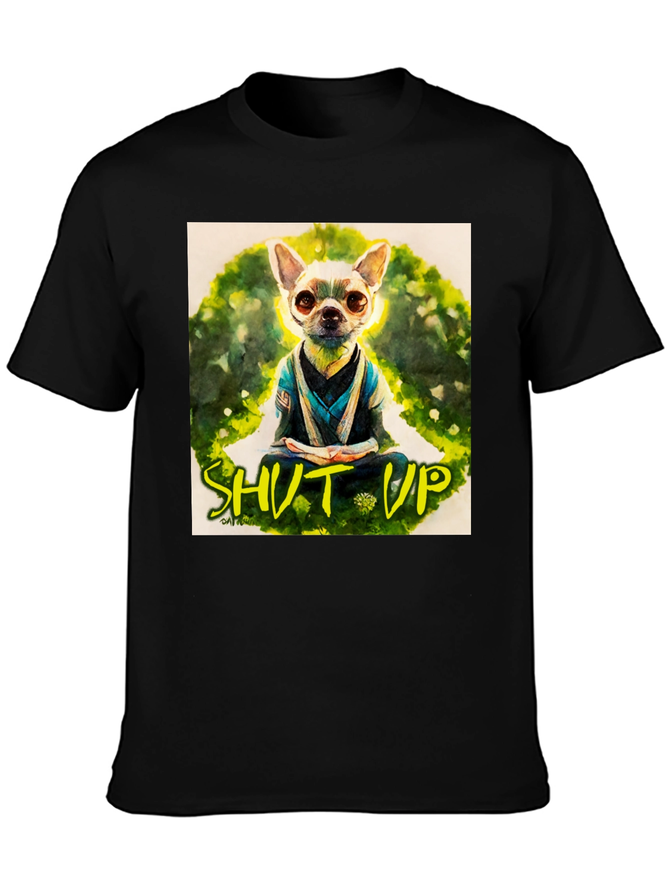 Zen Chihuahua T-Shirt - Meditating Dog Graphic Tee