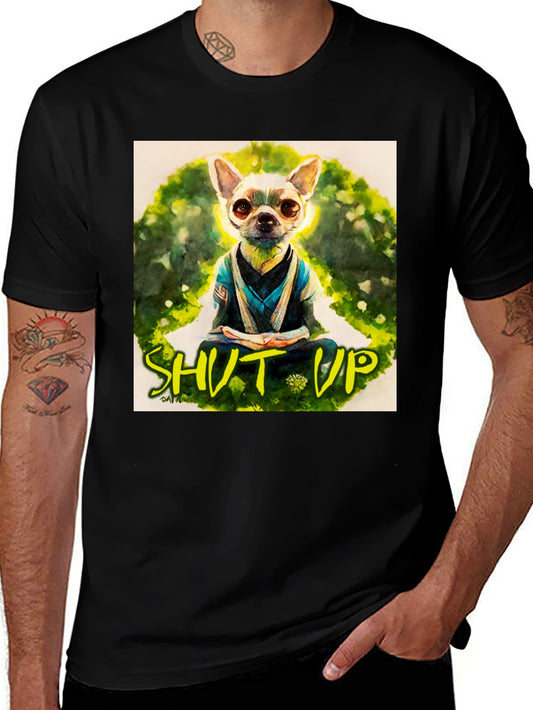 Zen Chihuahua T-Shirt - Meditating Dog Graphic Tee