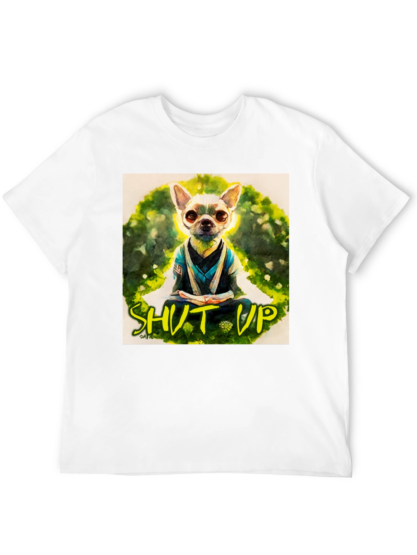 Zen Chihuahua T-Shirt - Meditating Dog Graphic Tee