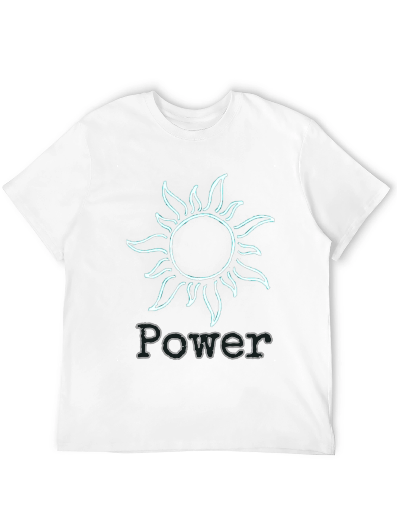 Power Sun Graphic T-Shirt - Black