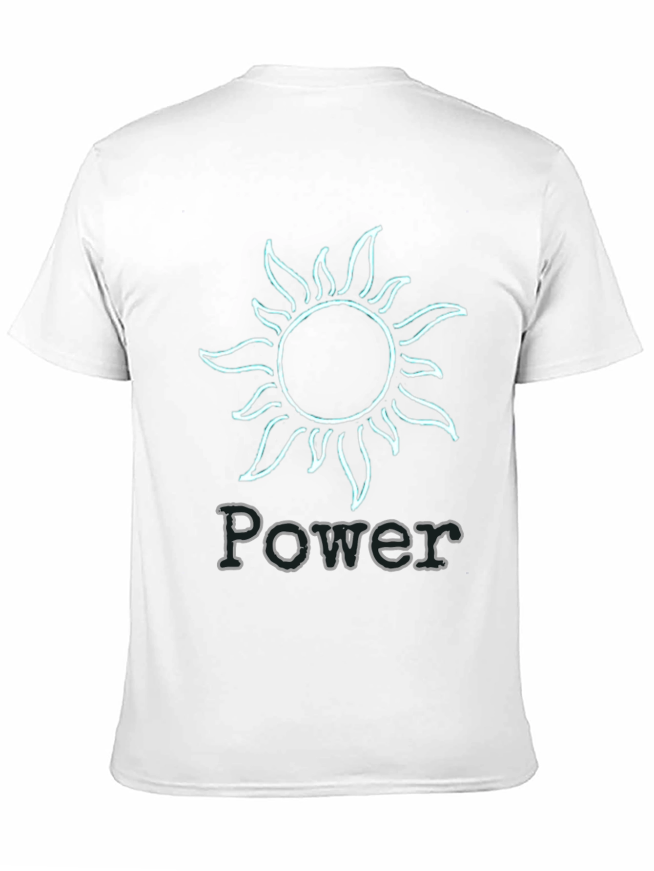Power Sun Graphic T-Shirt - Black