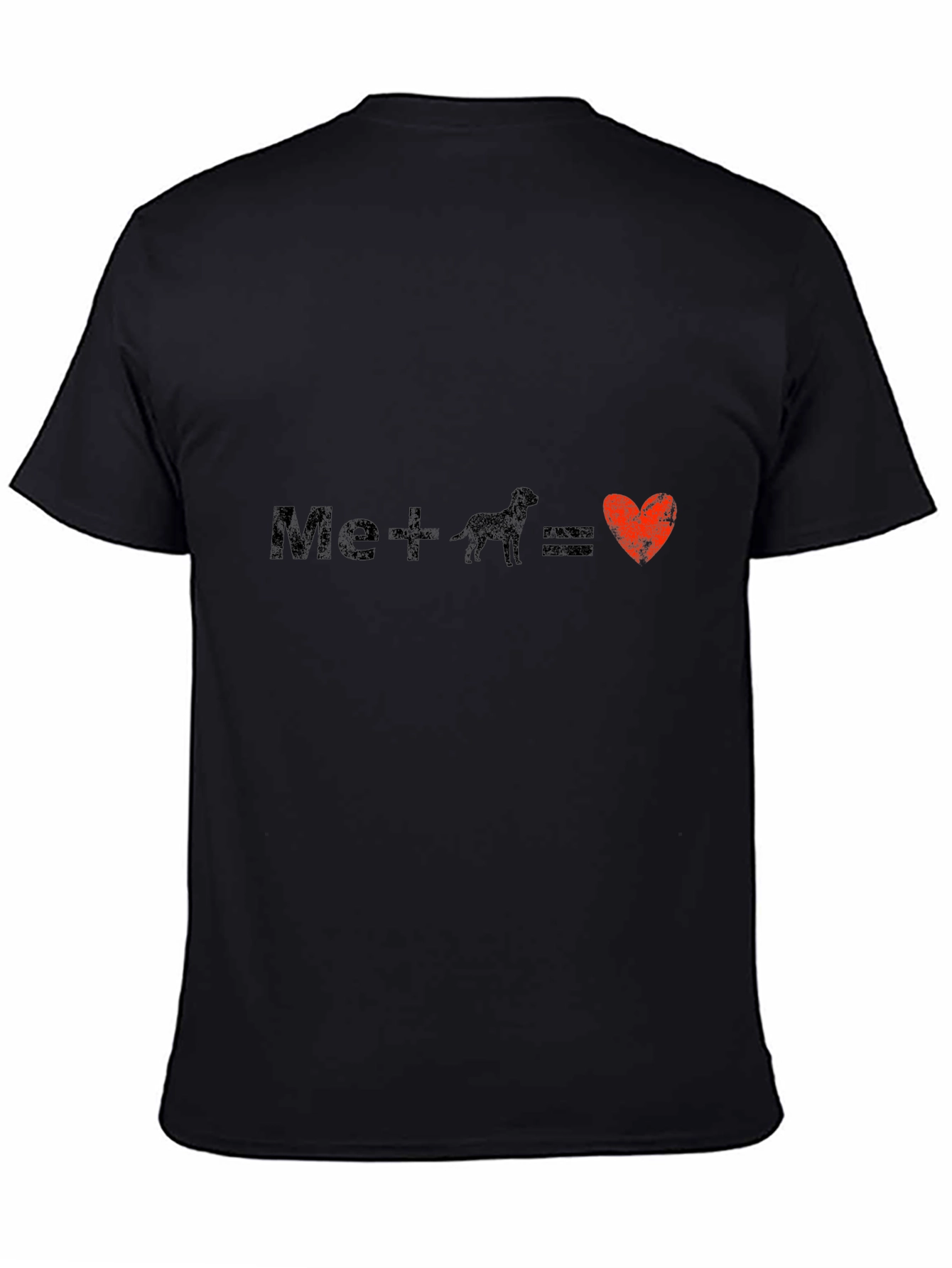 Mens Me + Dog = Love Graphic Tee