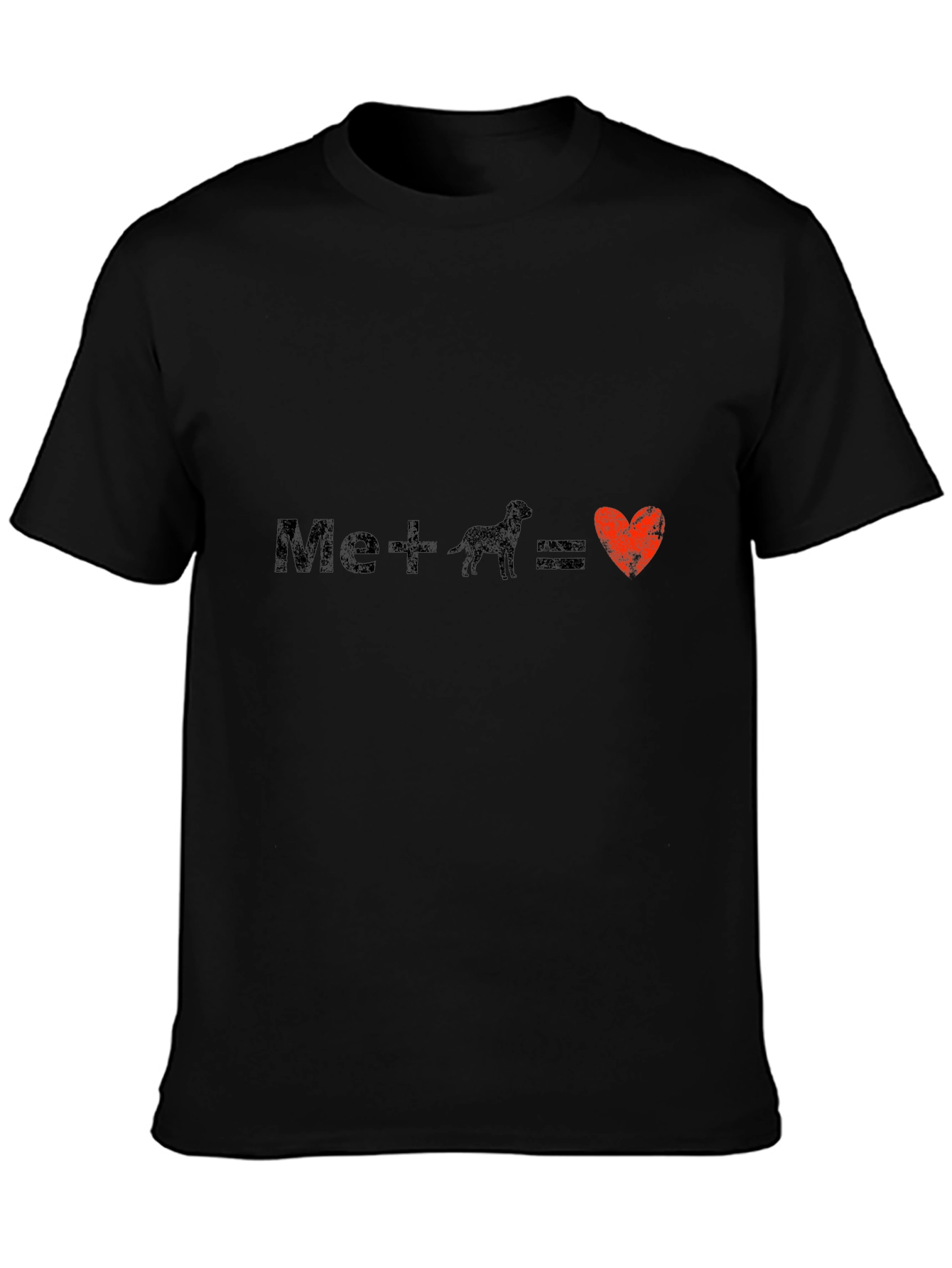 Mens Me + Dog = Love Graphic Tee