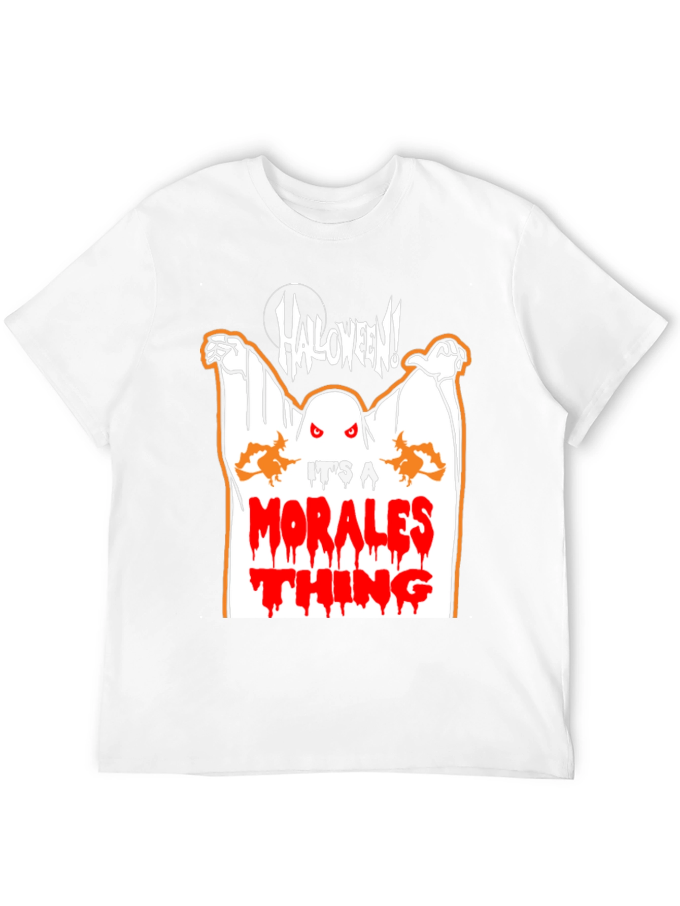 Morales Halloween Ghost T-Shirt