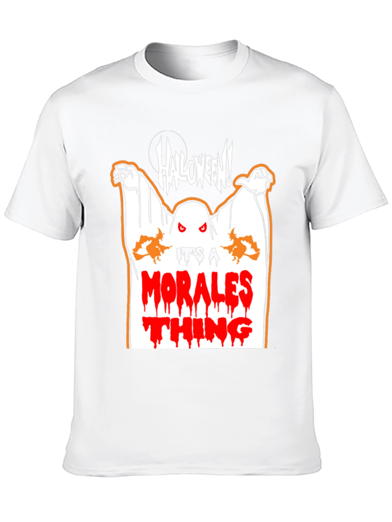Morales Halloween Ghost T-Shirt