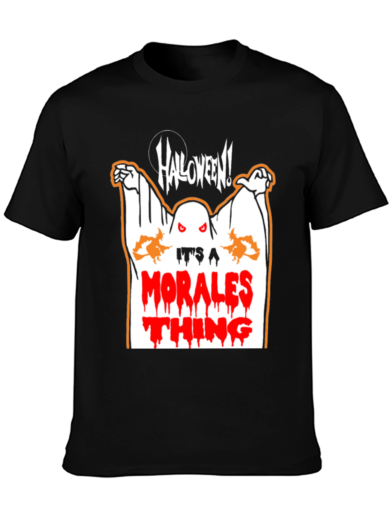 Morales Halloween Ghost T-Shirt