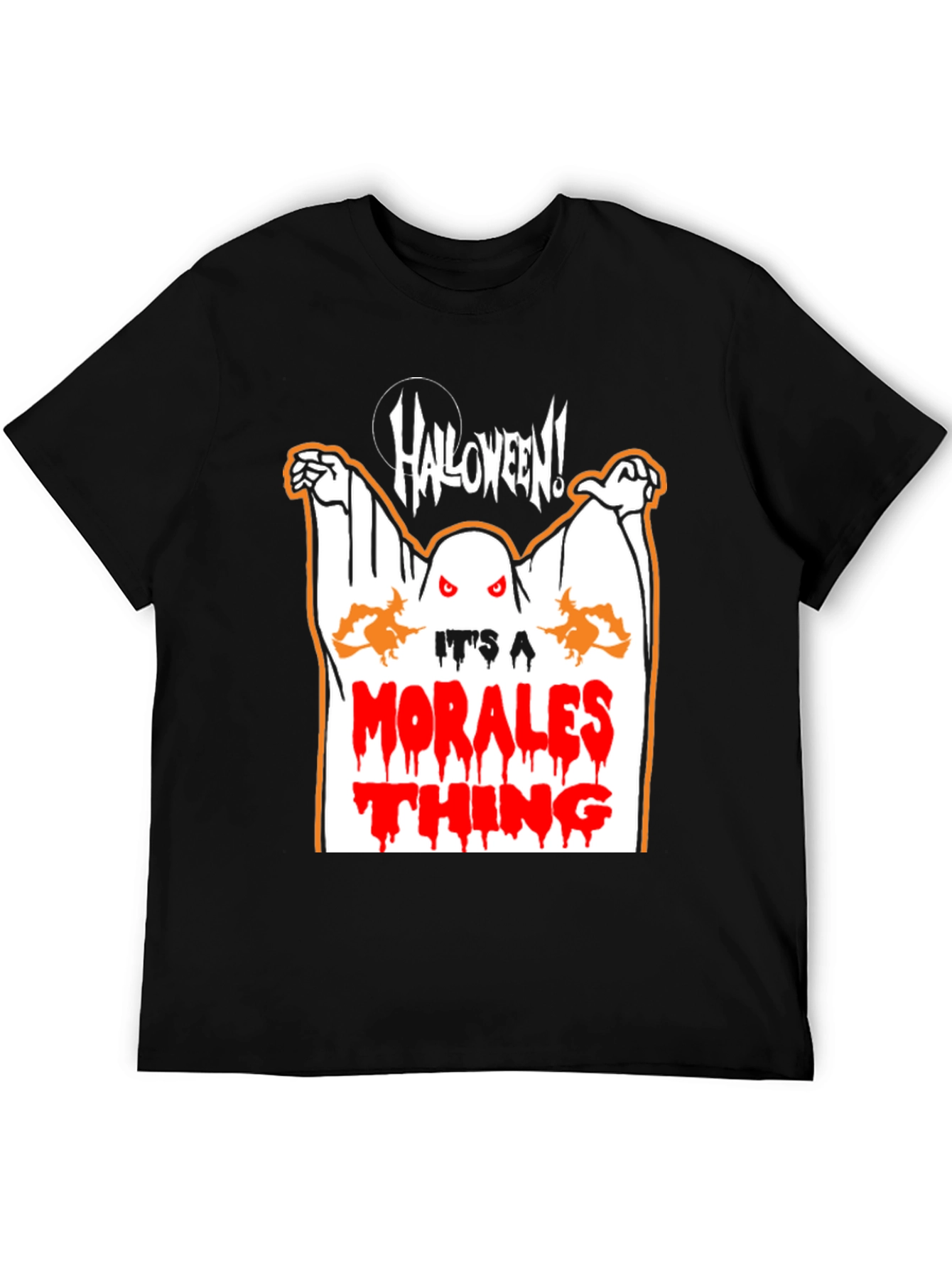 Morales Halloween Ghost T-Shirt