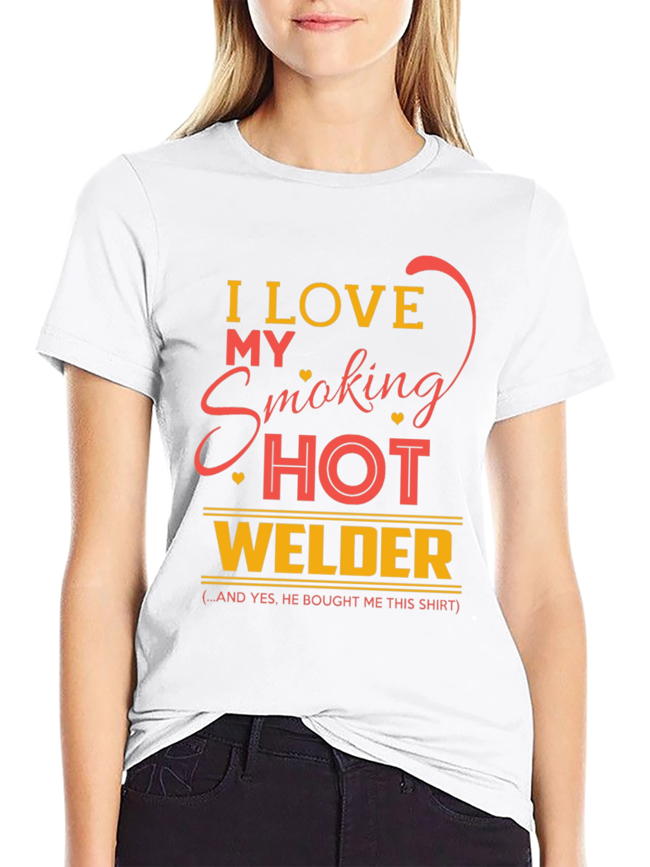 I Love My Smoking Hot Welder T-Shirt