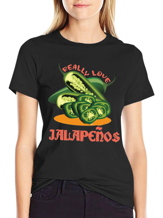 Jalapeño Lover T-Shirt - Spicy Food Tee
