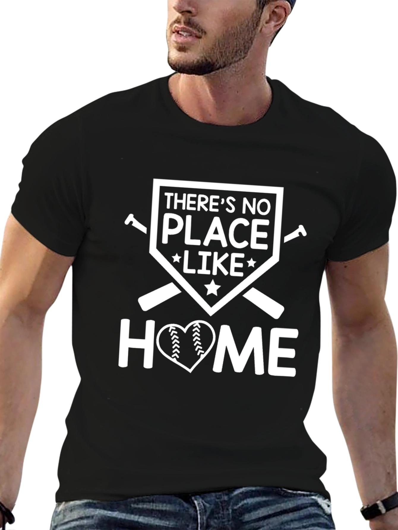 Baseball Lover T-Shirt: Theres No Place Like Home