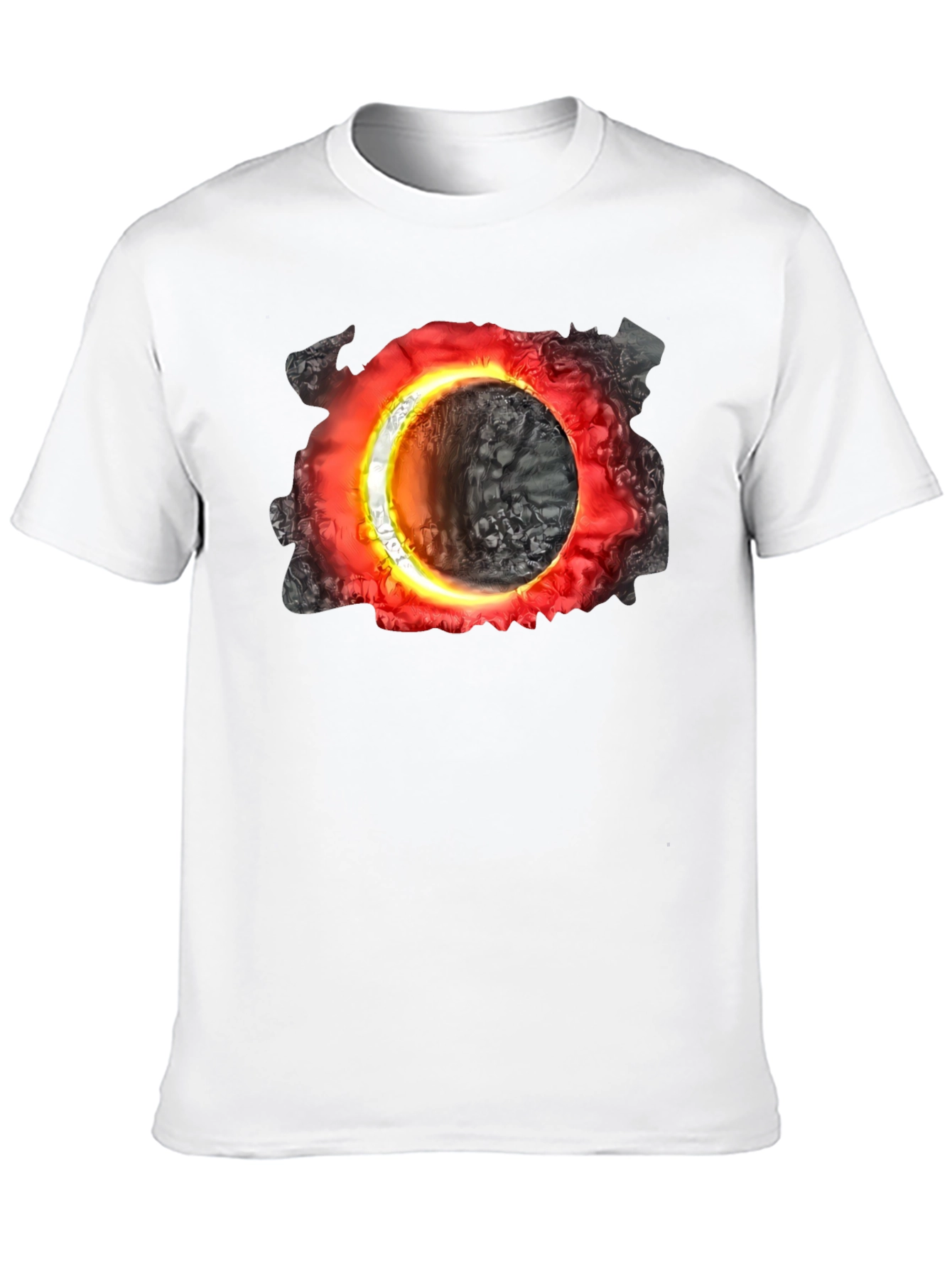 Cosmic Portal Black T-Shirt - Unique Graphic Tee