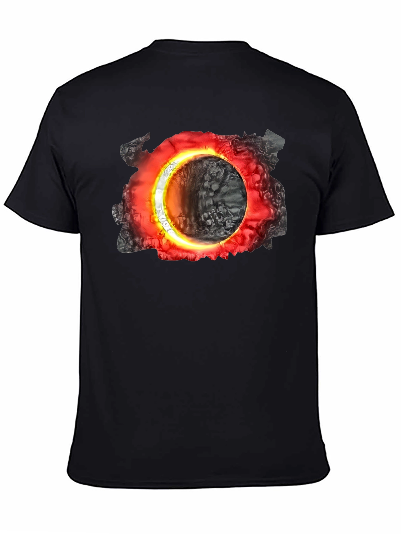 Cosmic Portal Black T-Shirt - Unique Graphic Tee