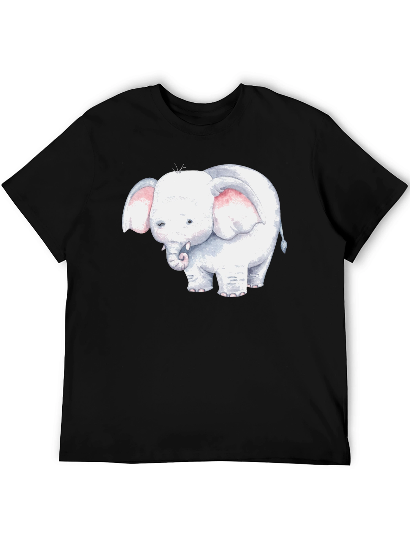 Elephant Graphic Tee - Cute Animal T-Shirt