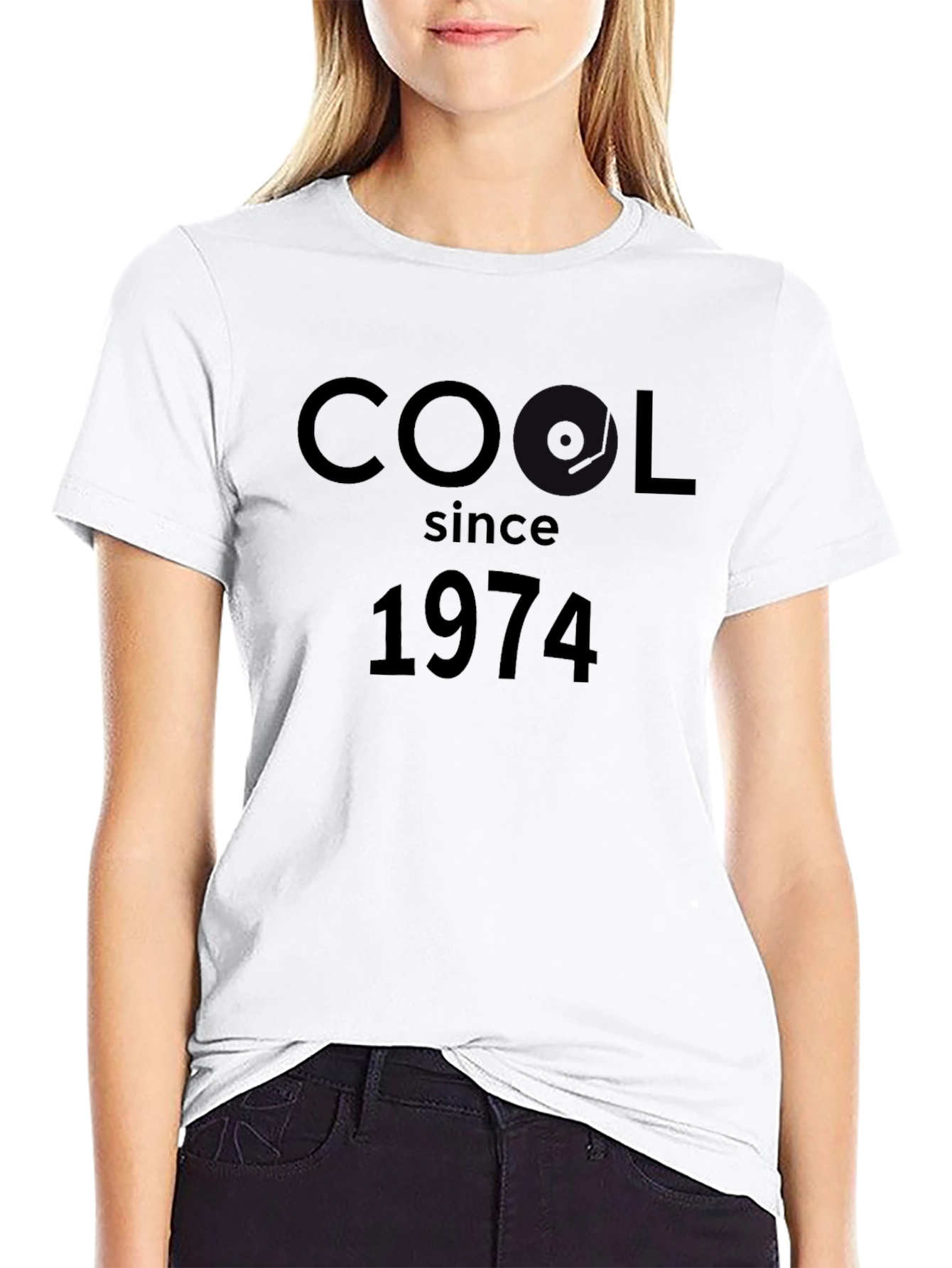 Cool Since 1974 Black Graphic Tee