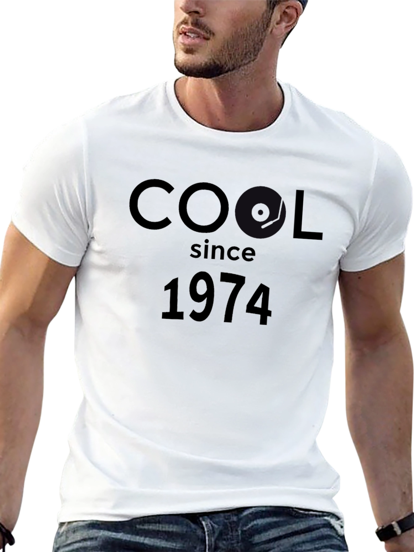 Cool Since 1974 Black Graphic Tee