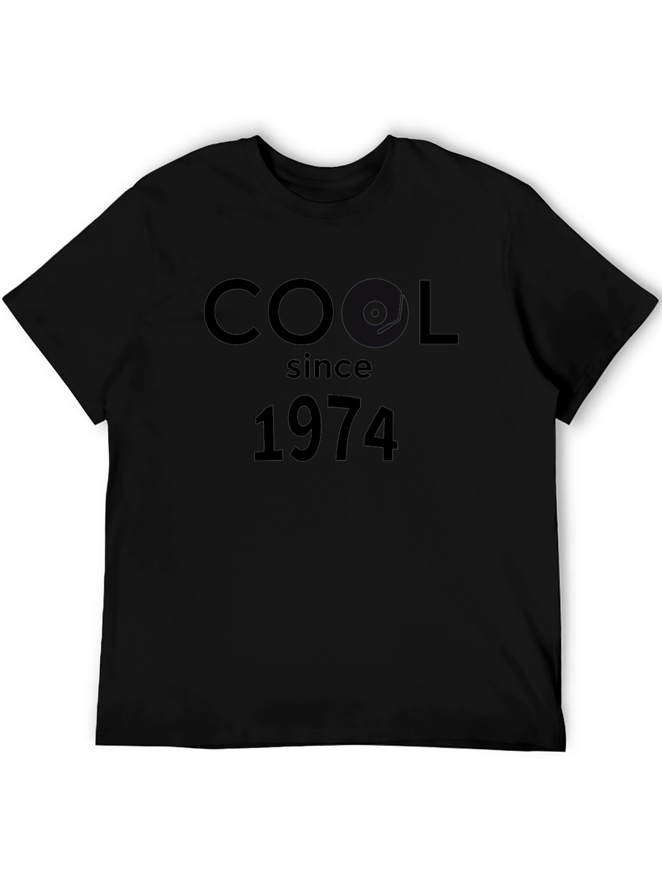 Cool Since 1974 Black Graphic Tee