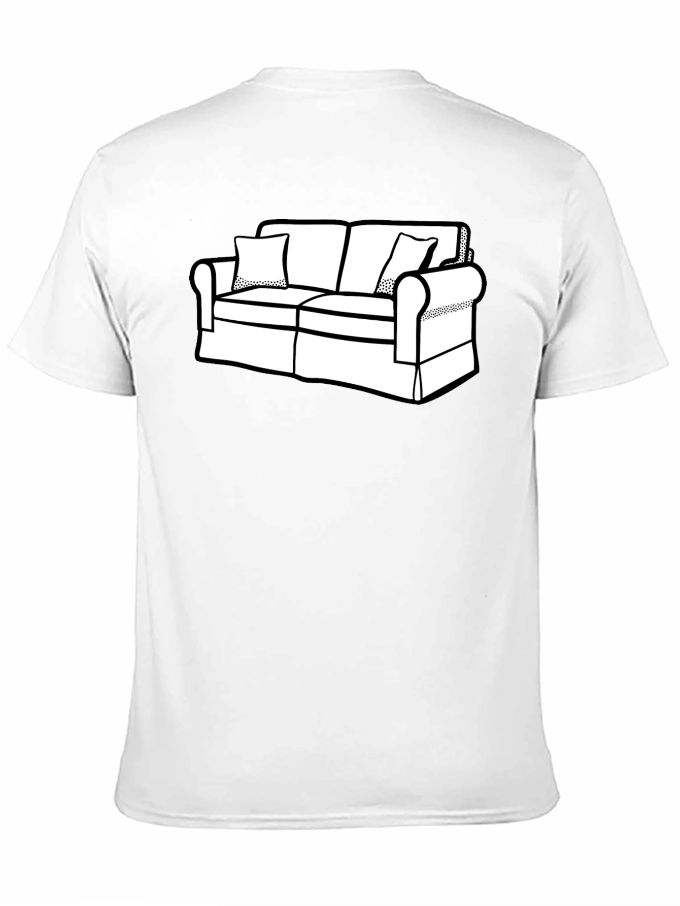 Couch Graphic Tee - Stylish and Comfy