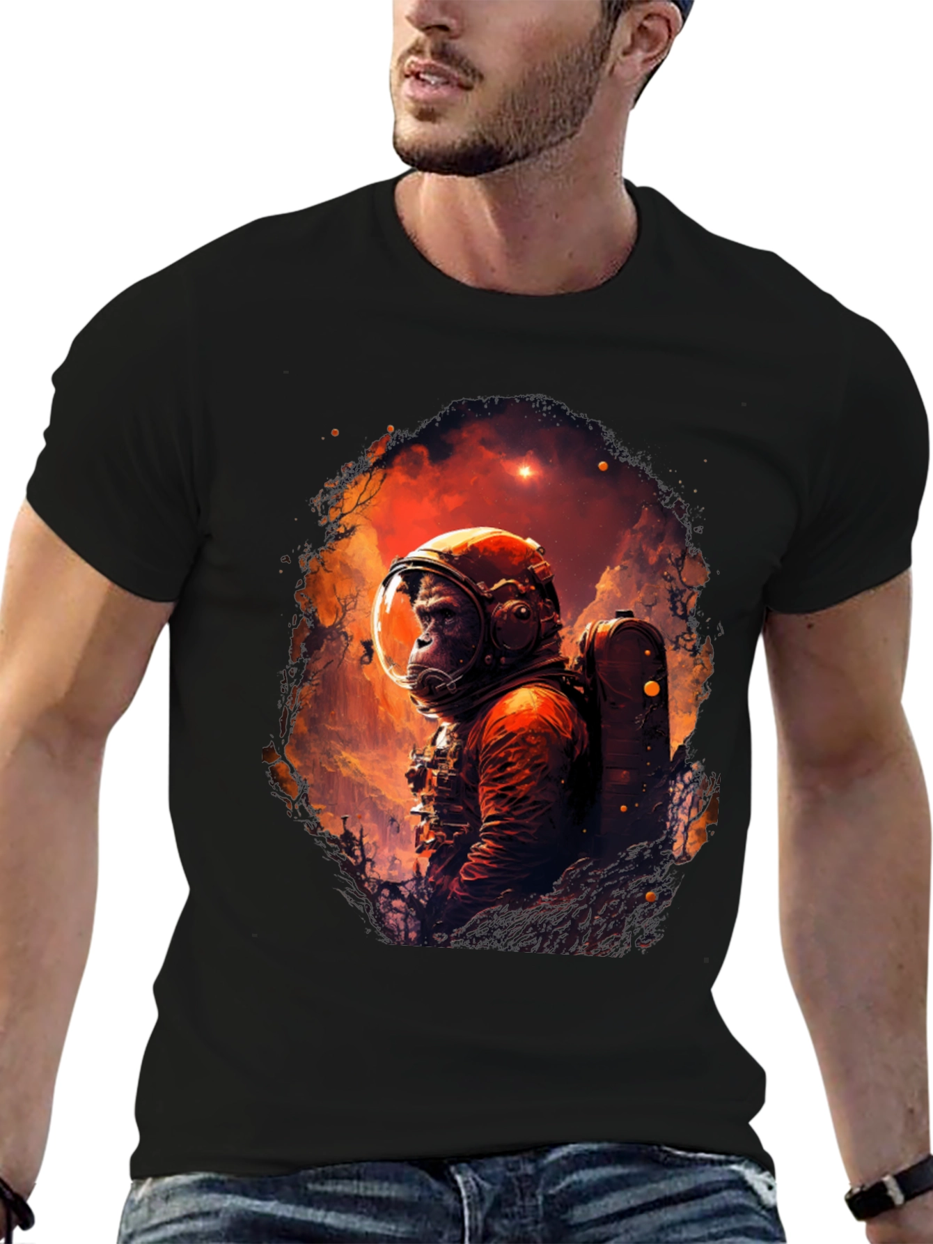 Ape Astronaut Graphic Tee