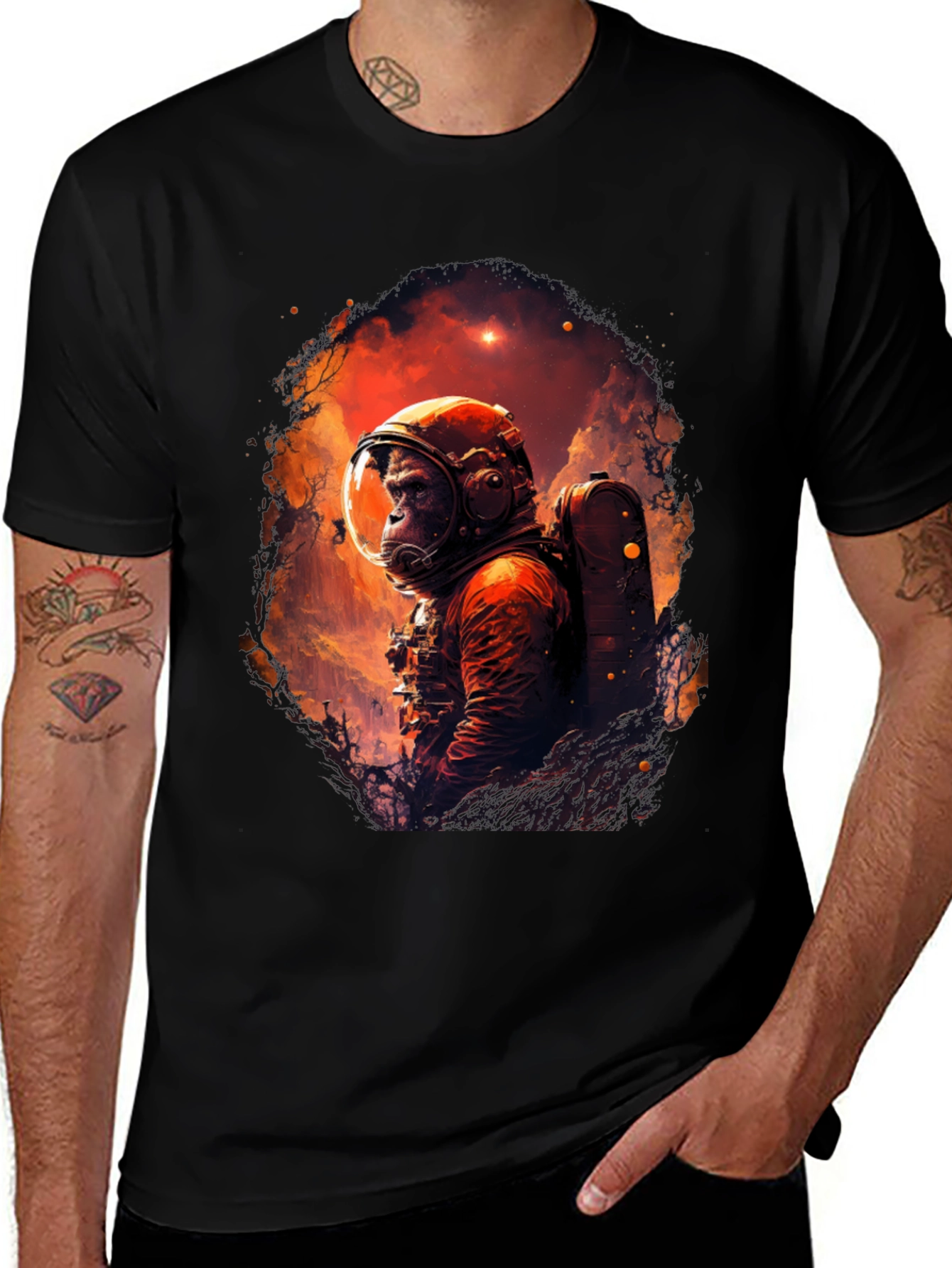 Ape Astronaut Graphic Tee