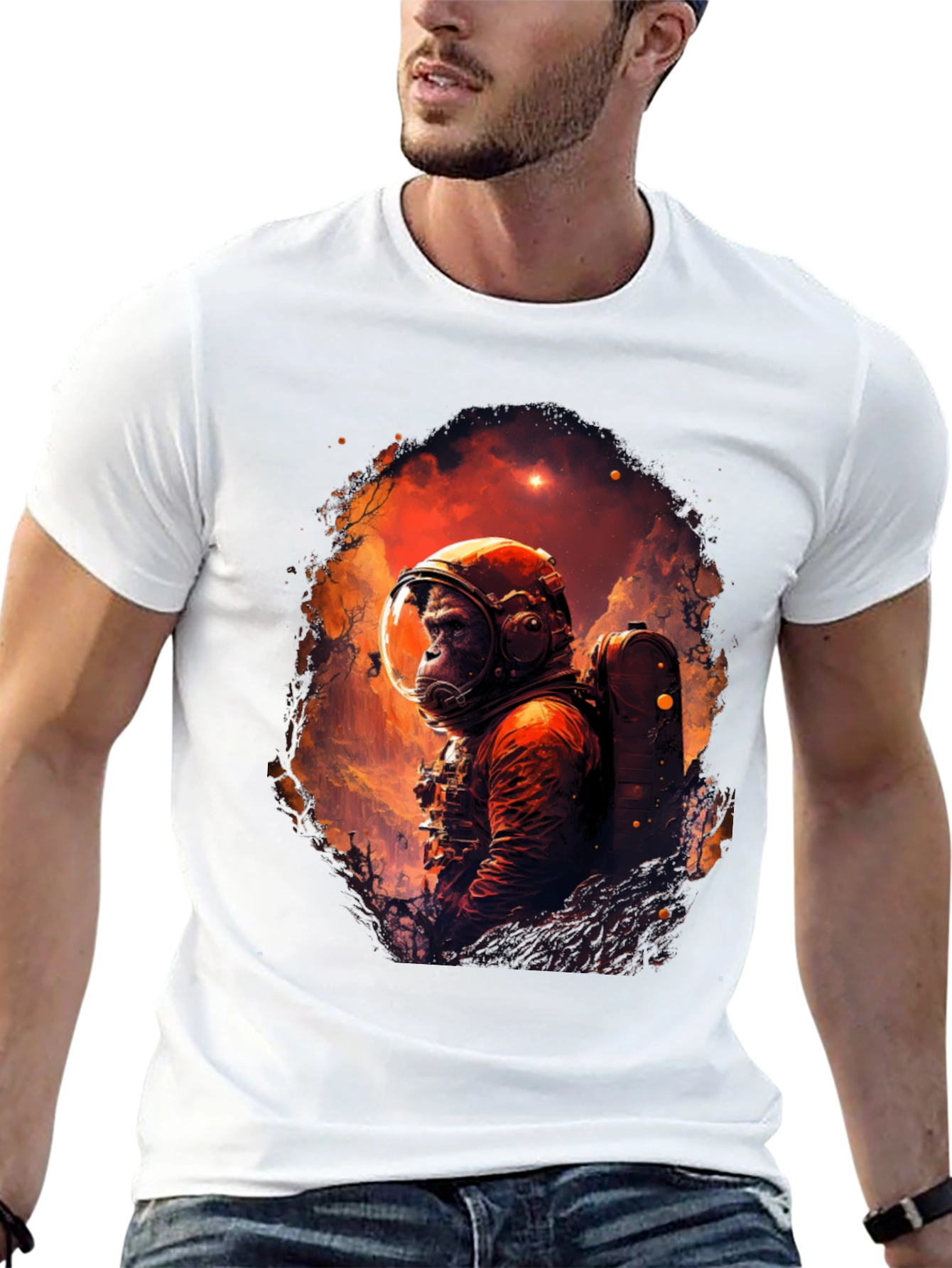 Ape Astronaut Graphic Tee