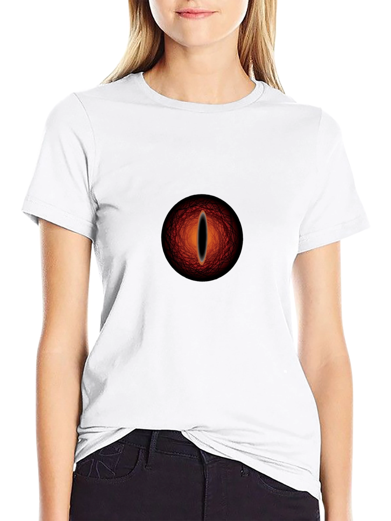 Eye of Sauron Graphic Black T-Shirt