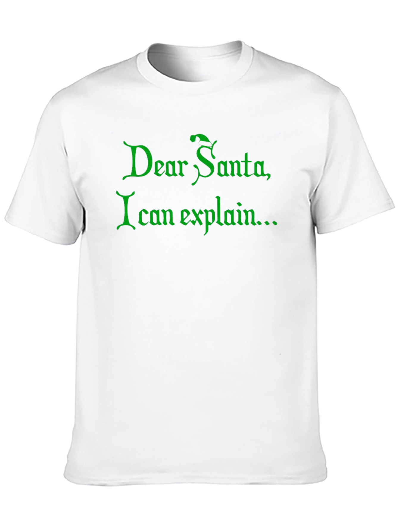 Dear Santa I Can Explain Funny Christmas T-Shirt