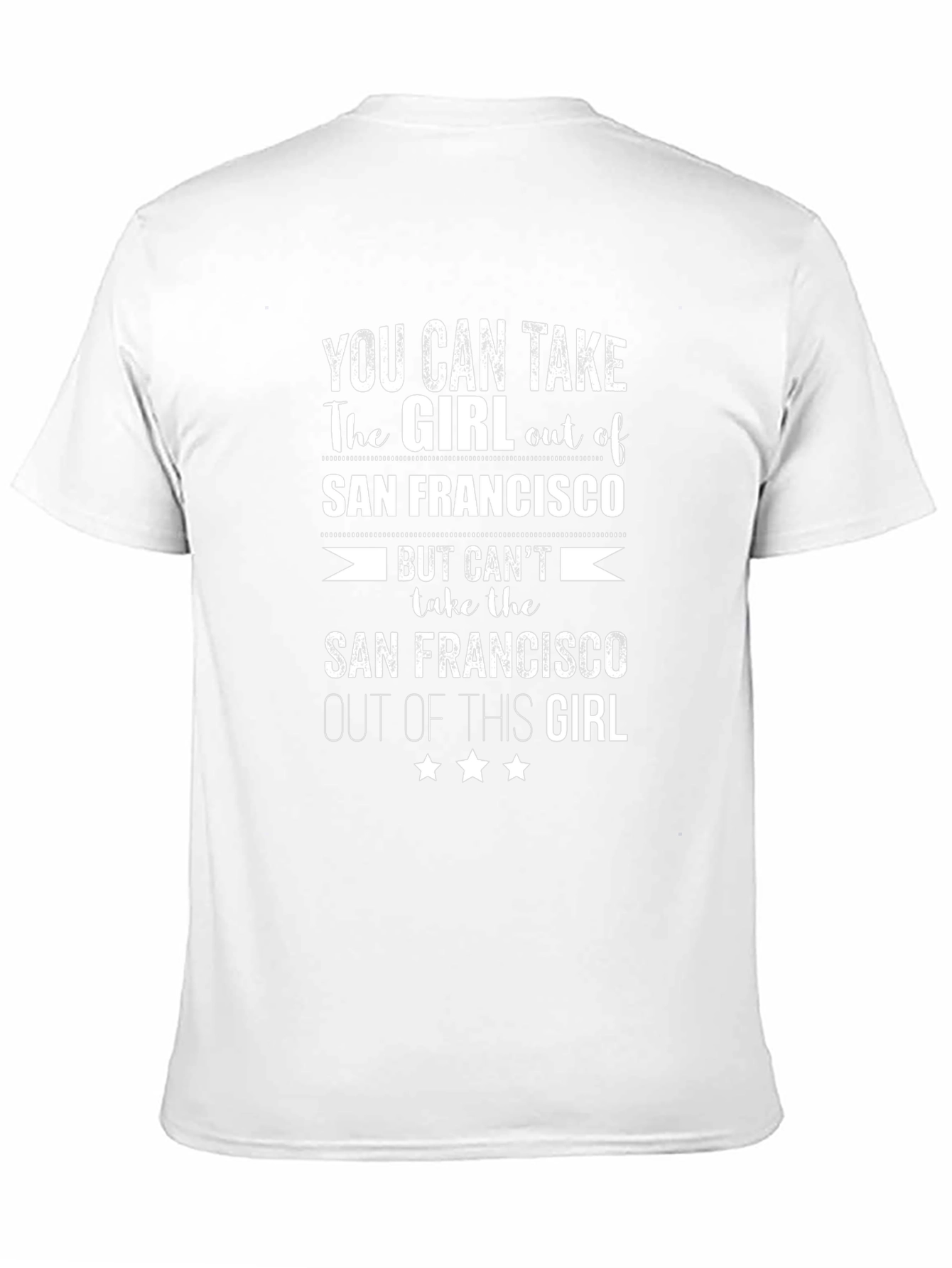 San Francisco Girl T-Shirt Black Graphic Tee