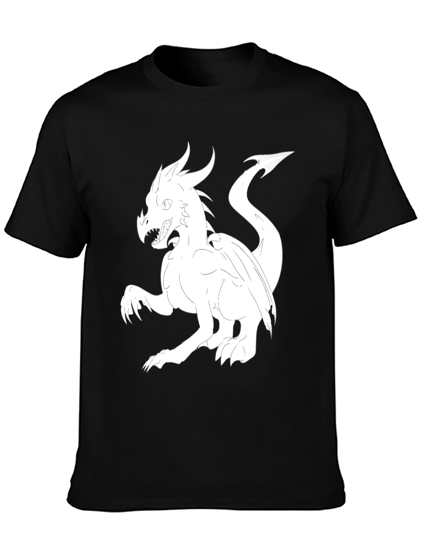 Dragon Graphic T-Shirt - Black