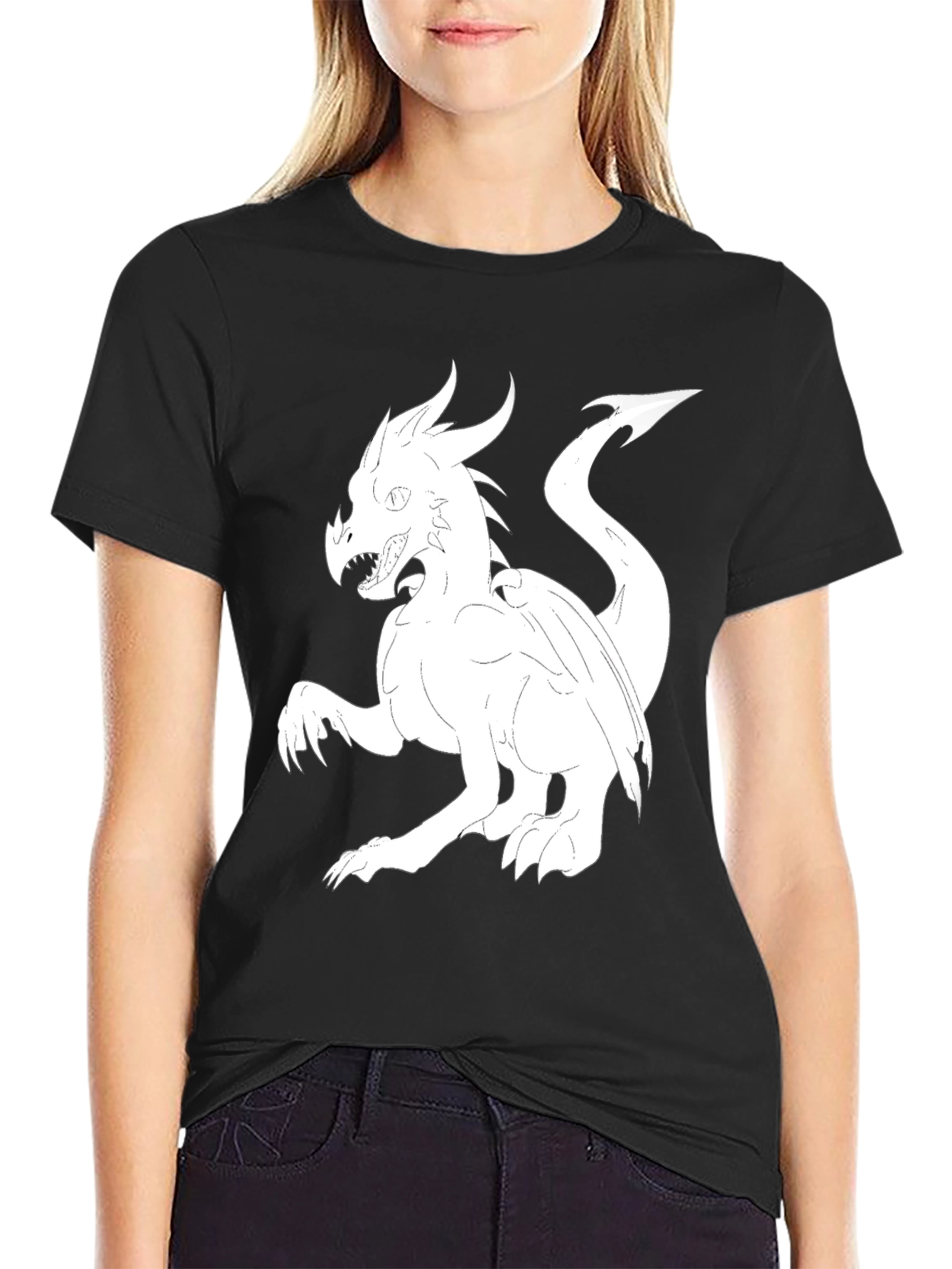 Dragon Graphic T-Shirt - Black