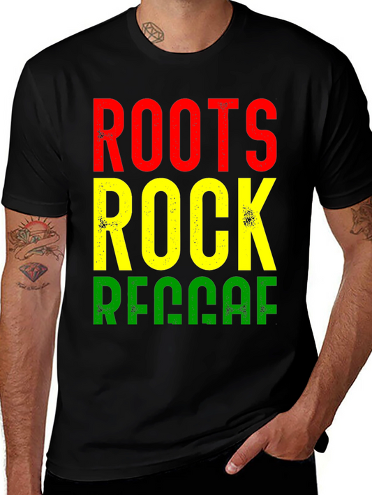Roots Rock Reggae Black T-Shirt