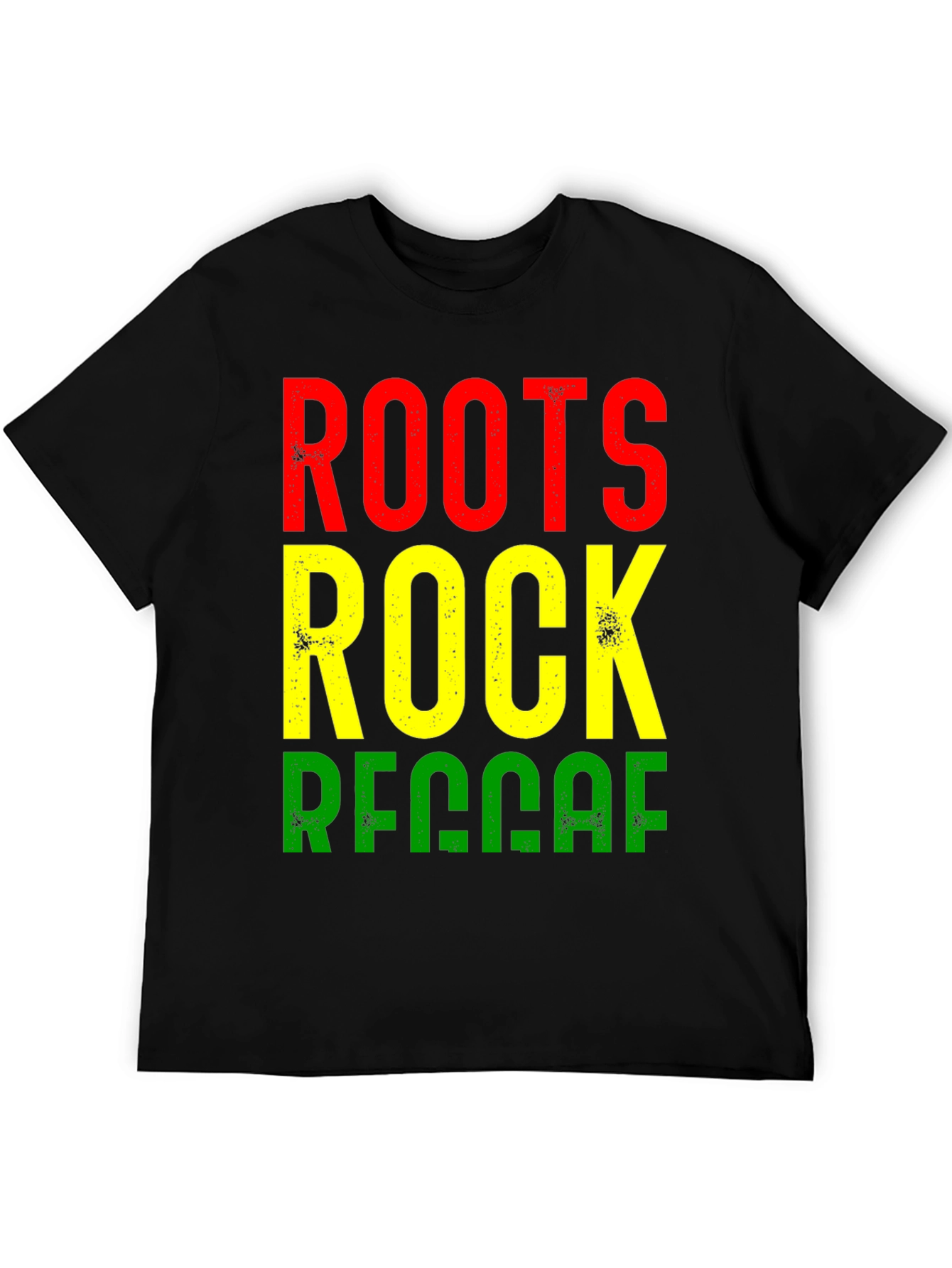 Roots Rock Reggae Black T-Shirt