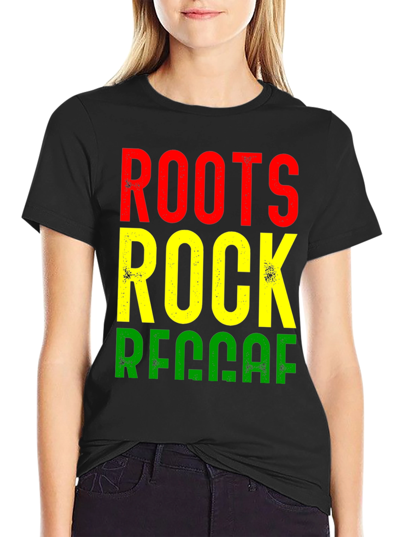 Roots Rock Reggae Black T-Shirt